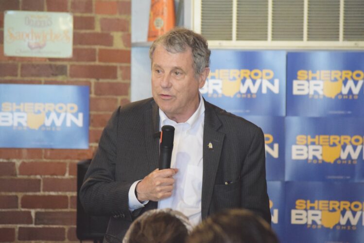 Meet and greet: Democrat Sherrod Brown visits Neader’s Diner